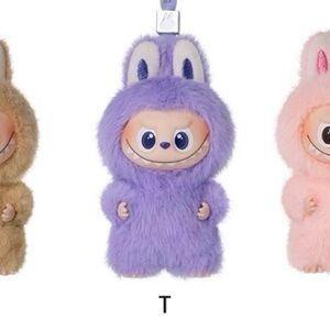 POP MART Vinyl Plush Pendant, Pin for Love Labubu, T